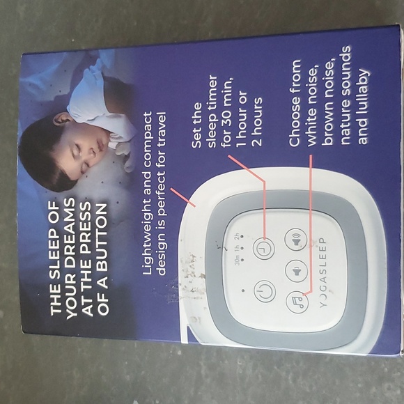 NWT Portable Sound Machine Yogasleep travel cube rest and go - Picture 2 of 6